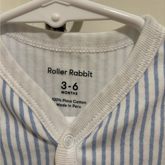 Roller Rabbit infant snap footies - Picture 2 of 2